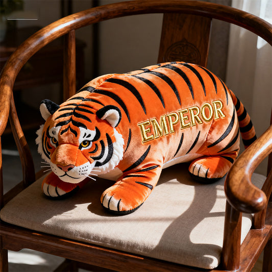 Personalized tiger - themed pillow