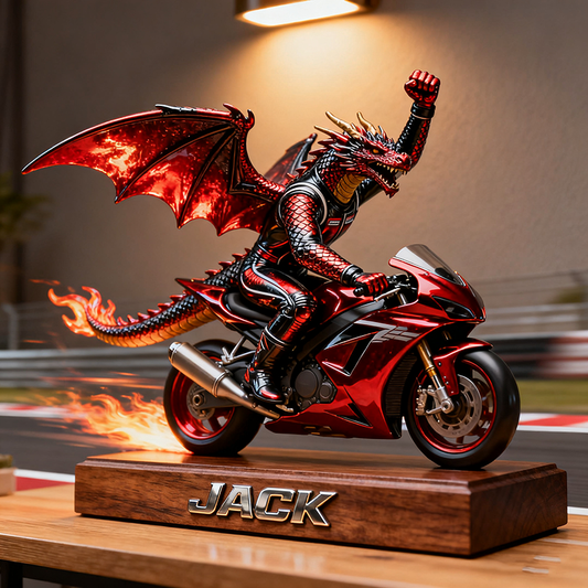 Personalized motorcycle dragon