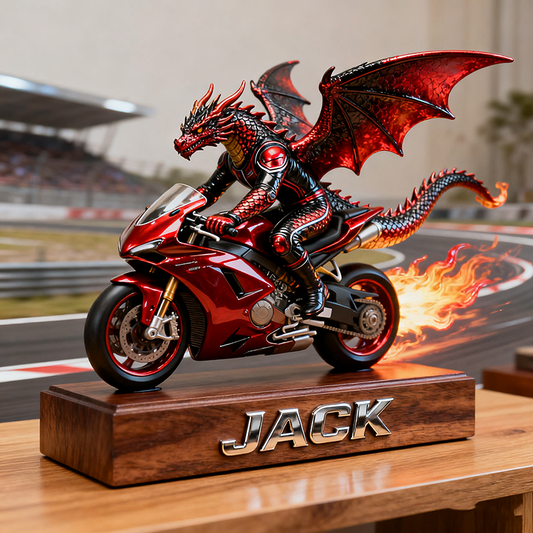 Personalized motorcycle dragon