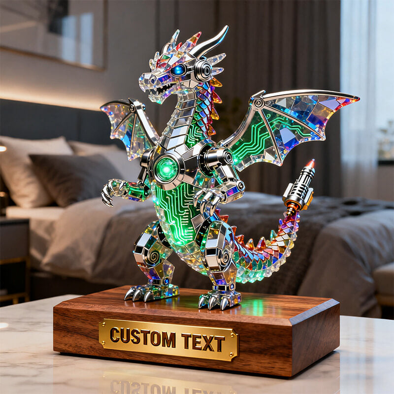 Personalized technology-themed dragon
