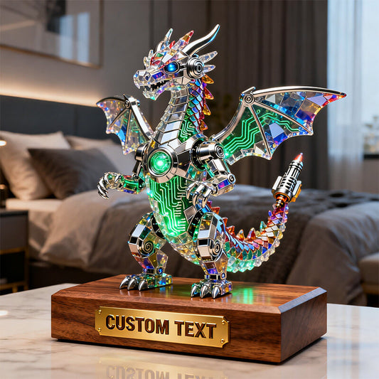 Personalized technology-themed dragon