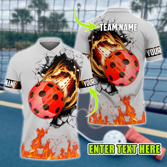 1pc 2025 Pickleball Polo Shirts For Unisex Custom Name Pickleball Shirts Sports Players League Team Short Sleeve Tee POLO Shirt