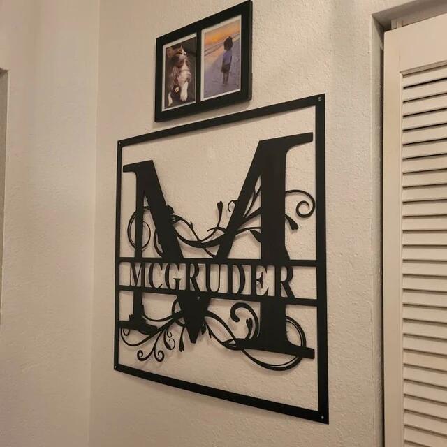 Personalized Metal Letters Gift