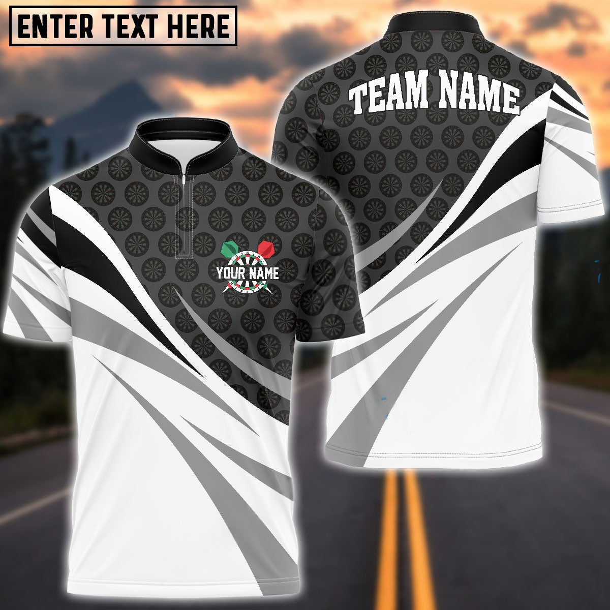 Multiple Dartboards Customized Name, Team Name Unisex Shirt