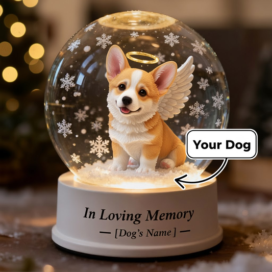 In Memory of Corgi – Custom Dog Angel Acrylic Keepsake Gift