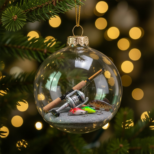 Fishing Holiday Ornament