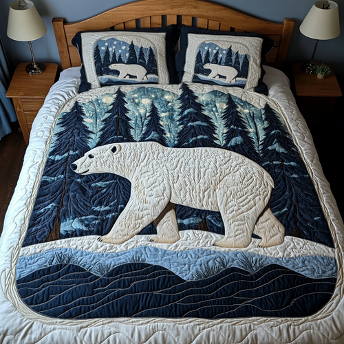 Arctic Bliss 3-Piece Quilted Bedding Set