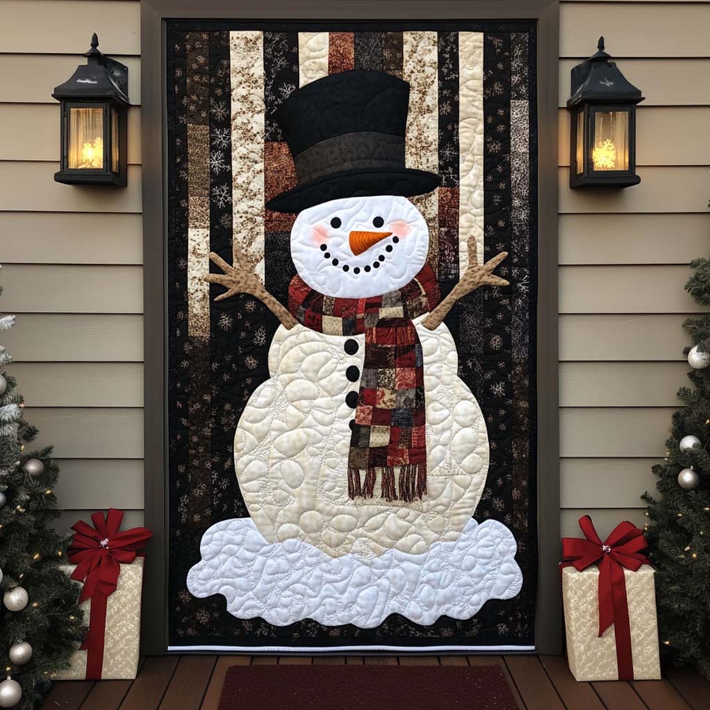 Cheery Greeting Quilted Door Cover