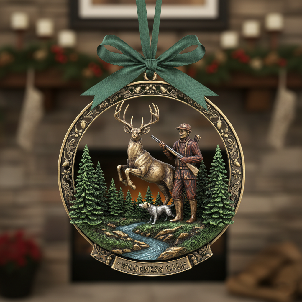 Personalized Hunting Ornament