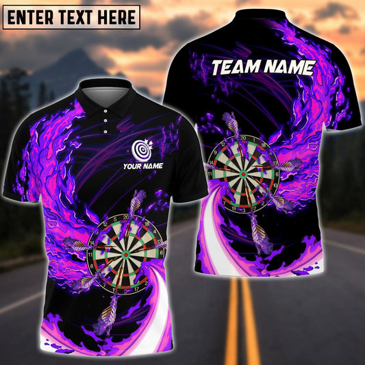 Breath Of Fire Darts Personalized Name, Team Name Polo Shirt