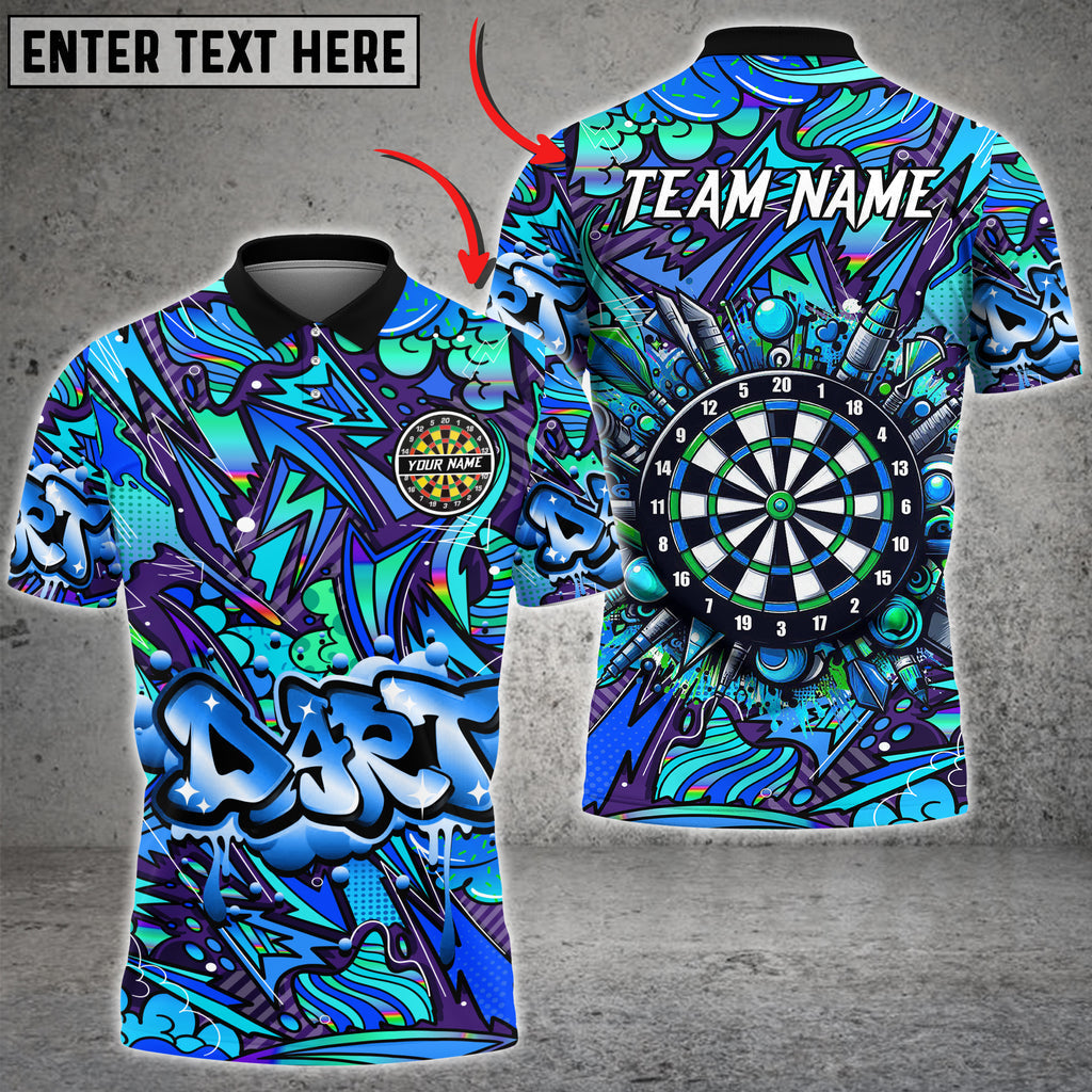 Darts Graffiti Gunners Personalized Name, Team Name Shirt