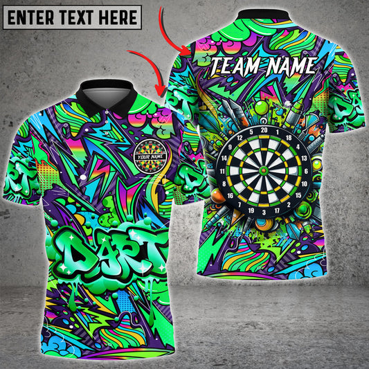 Darts Graffiti Gunners Personalized Name, Team Name Shirt