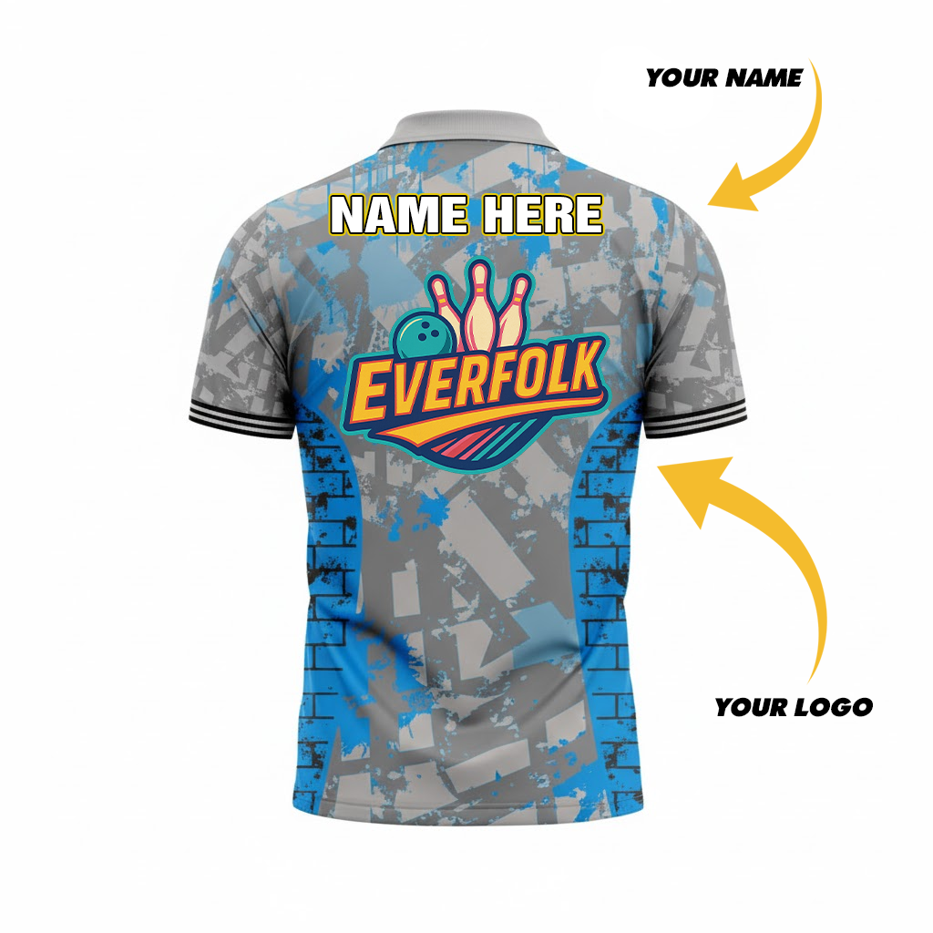 Custom Logo And Name Grey Royal Jersey