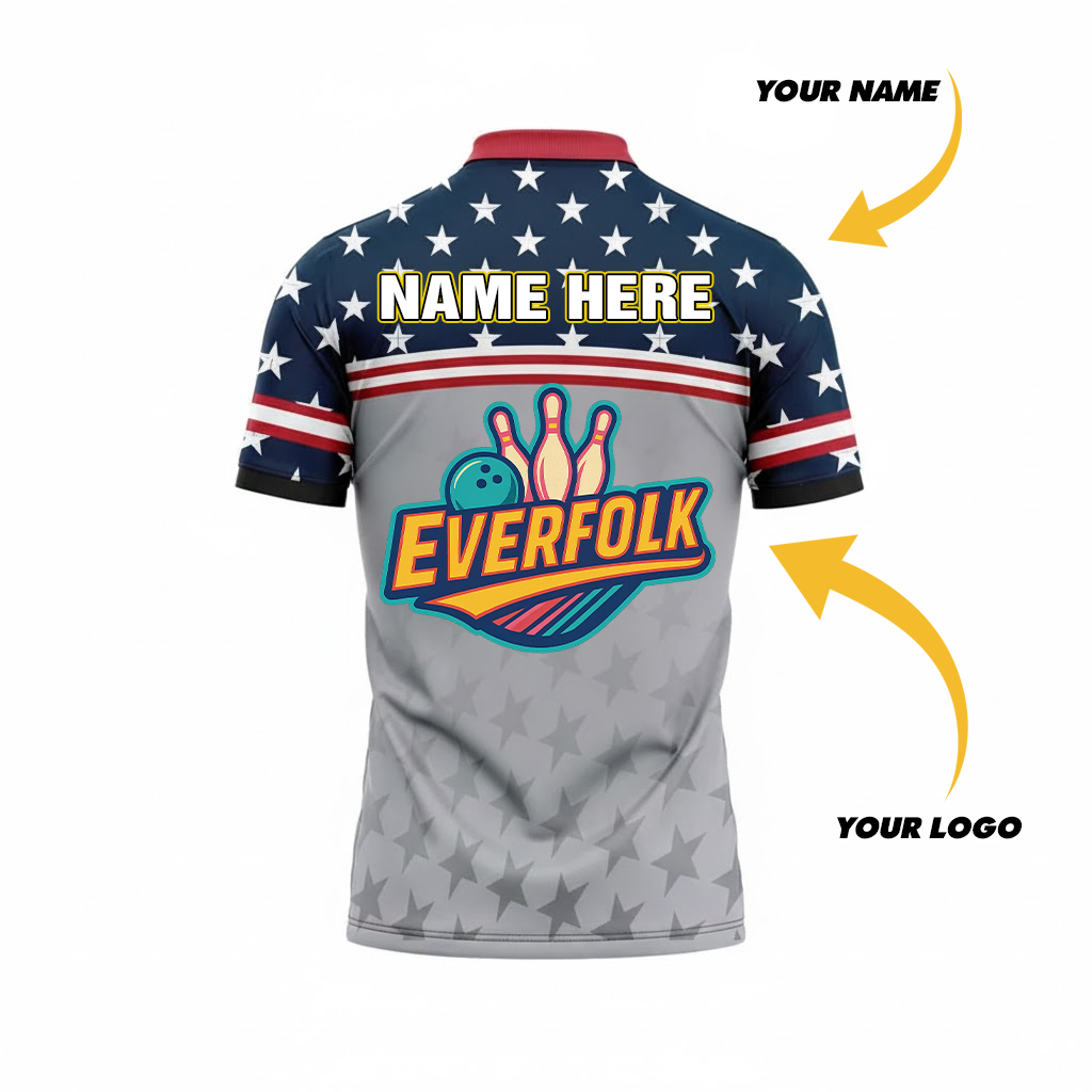 Custom Logo And Name Flag Jersey