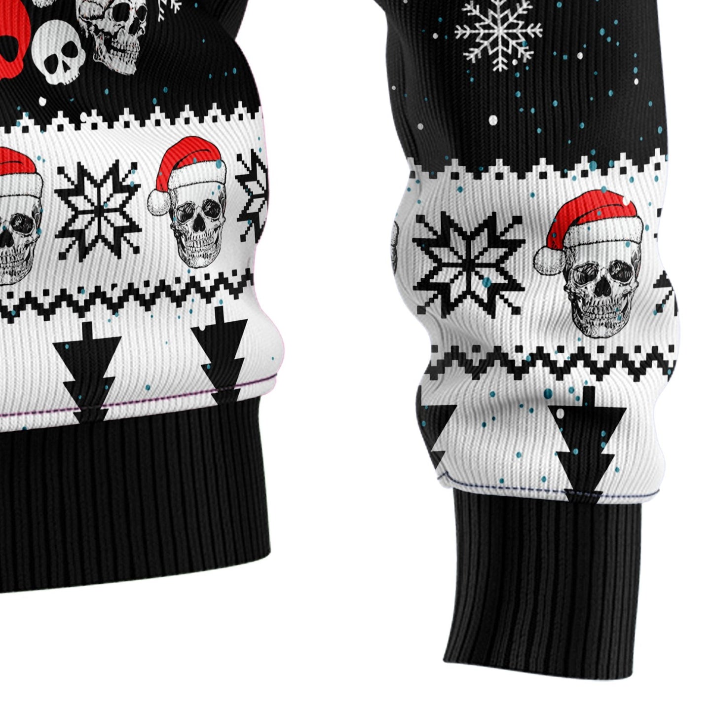 Skull Pine Tree Ugly Christmas Sweater