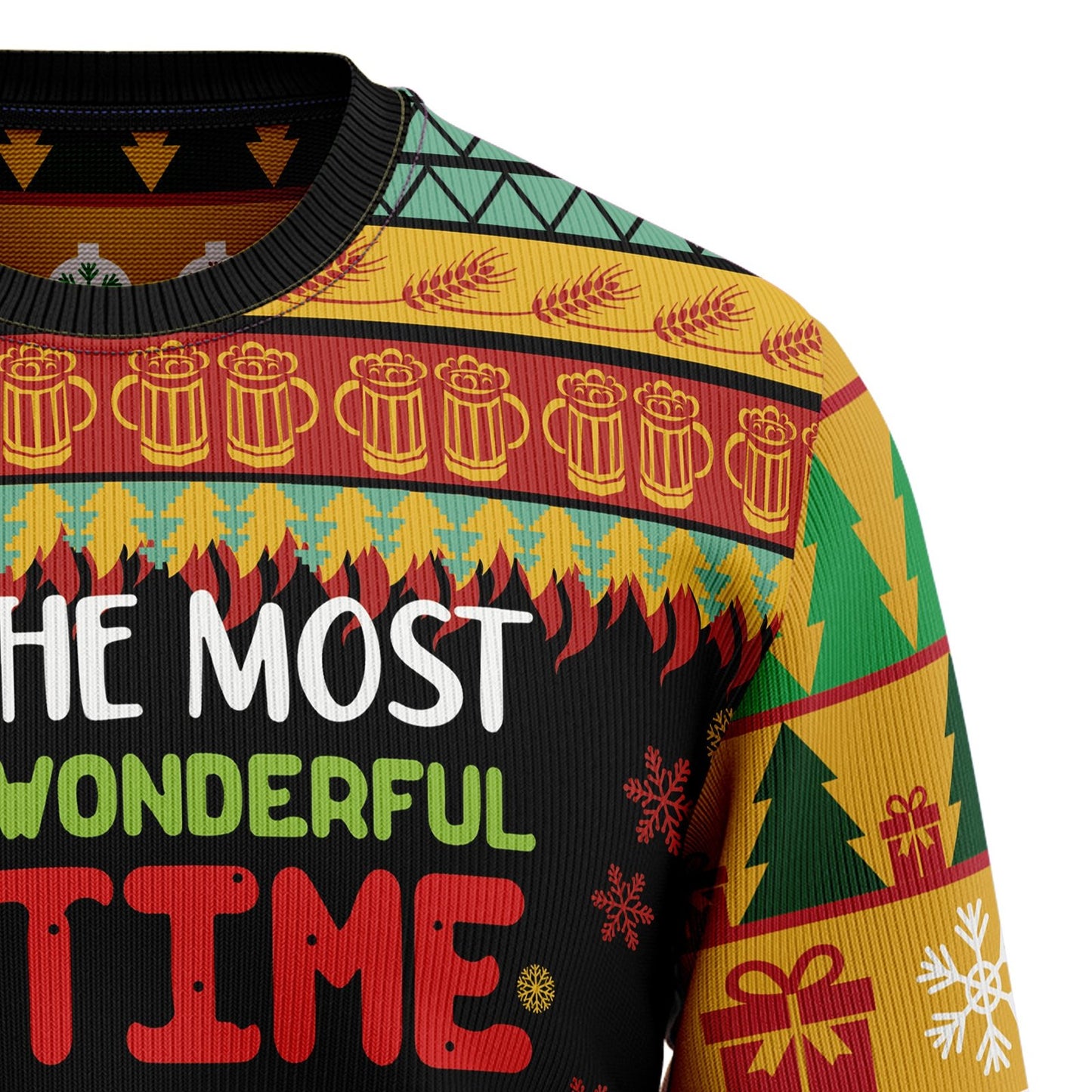It’s The Most Wonderful Time For A Beer Ugly Christmas Sweater