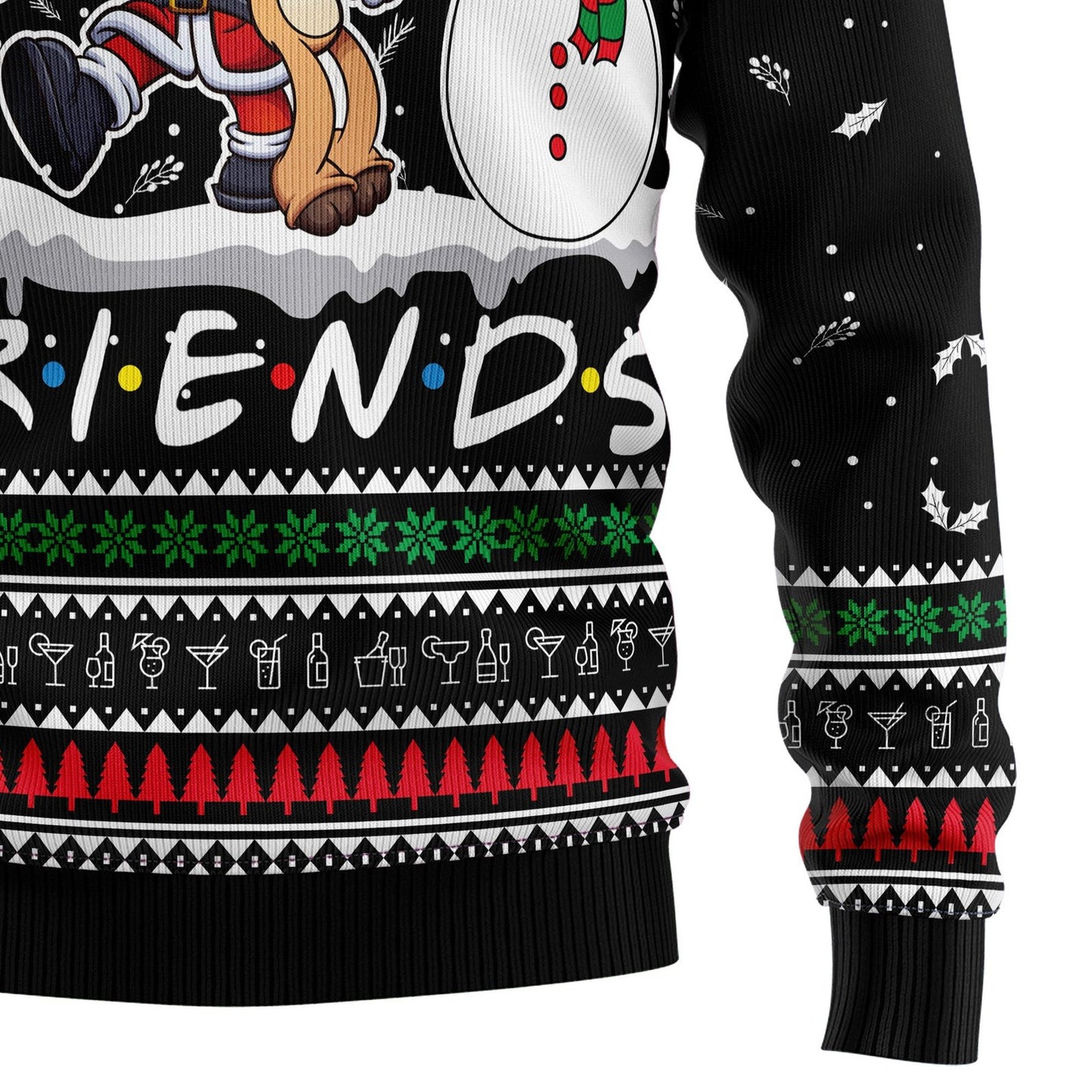 Santa Claus Jesus Friend Ugly Christmas Sweater