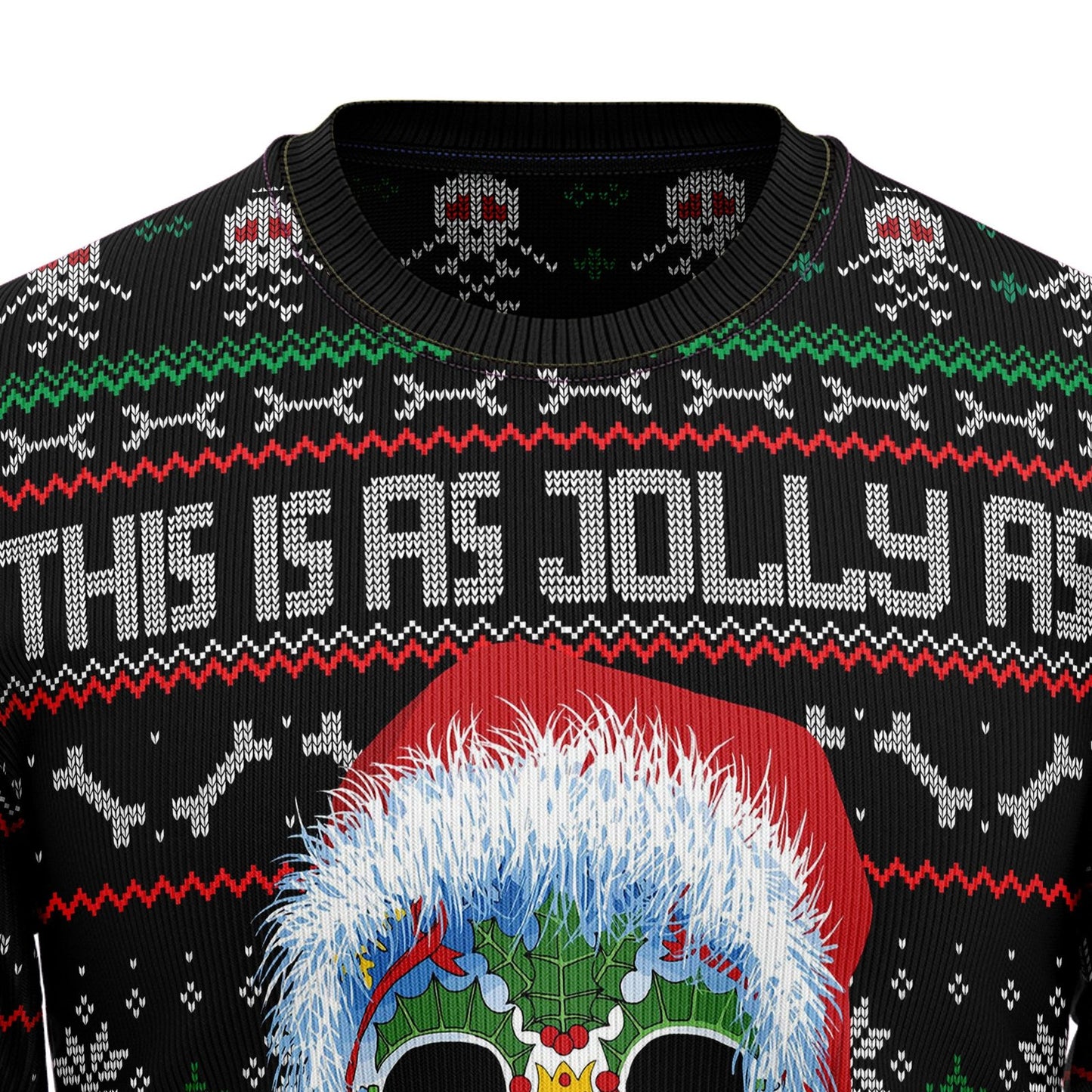 Sugar Skull Christmas Ugly Christmas Sweater