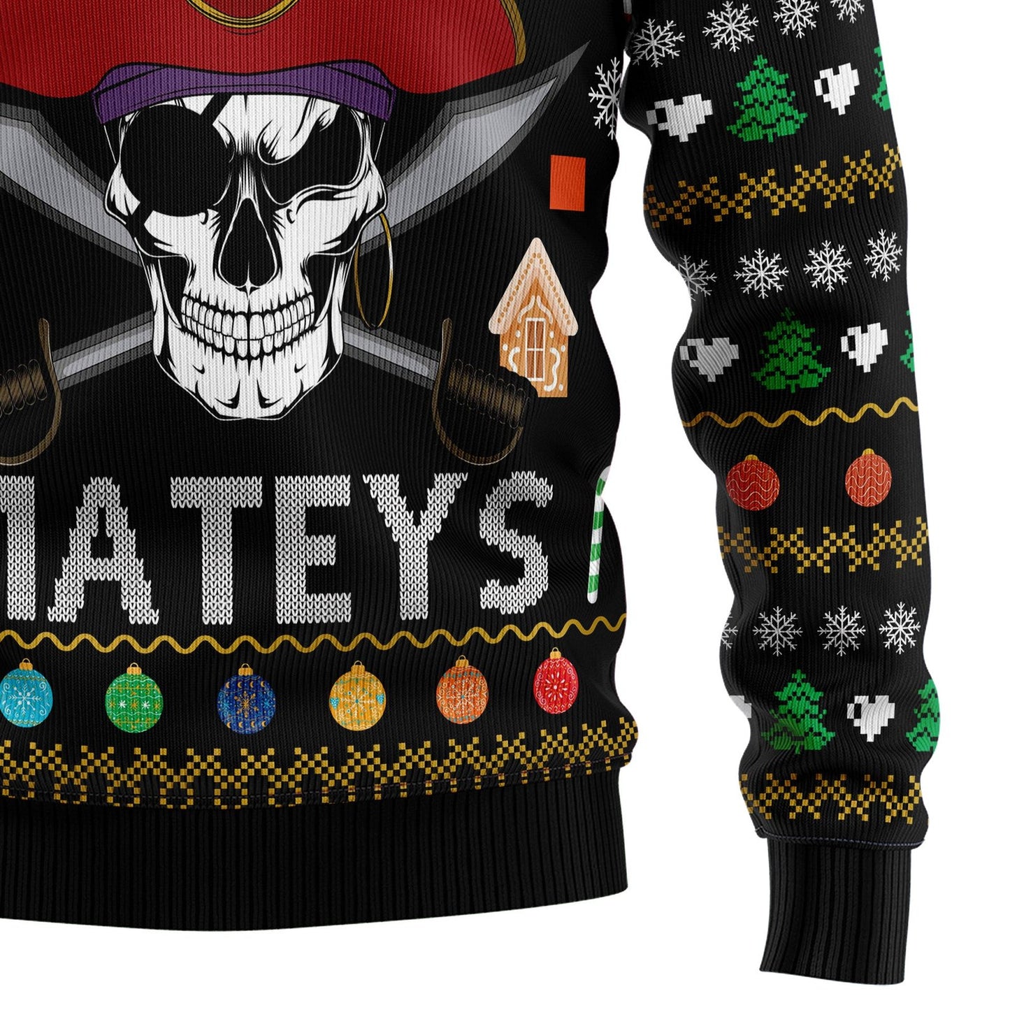 Pirate Skull Ugly Ugly Christmas Sweater