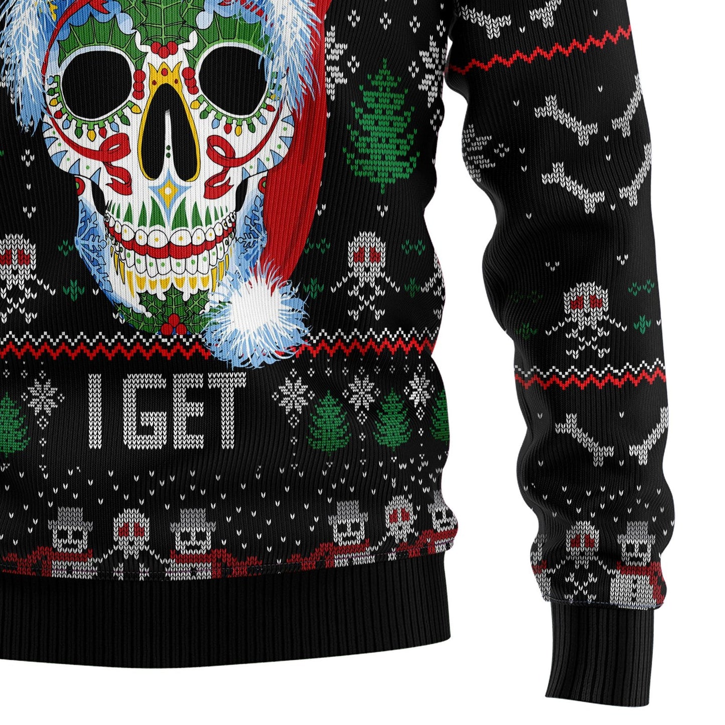Sugar Skull Christmas Ugly Christmas Sweater