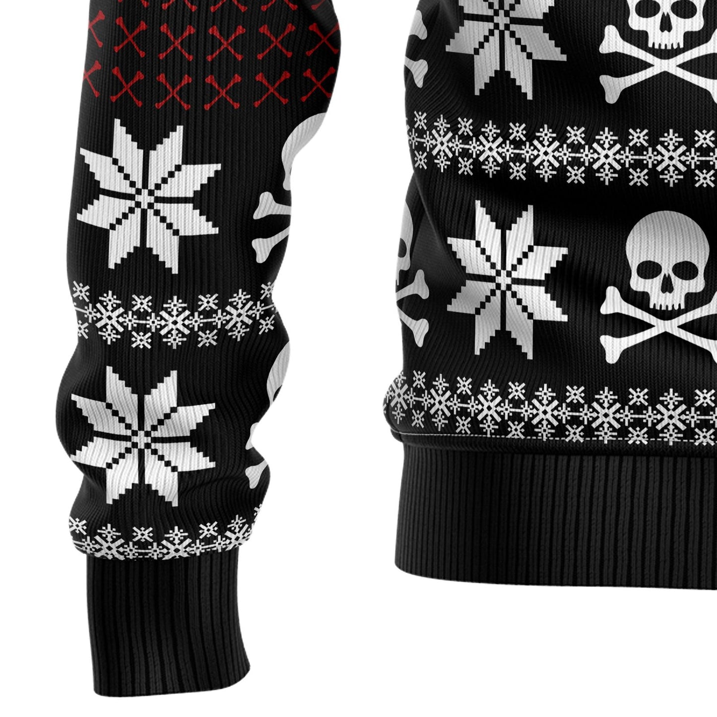 Skull Jolly Face Ugly Christmas Sweater