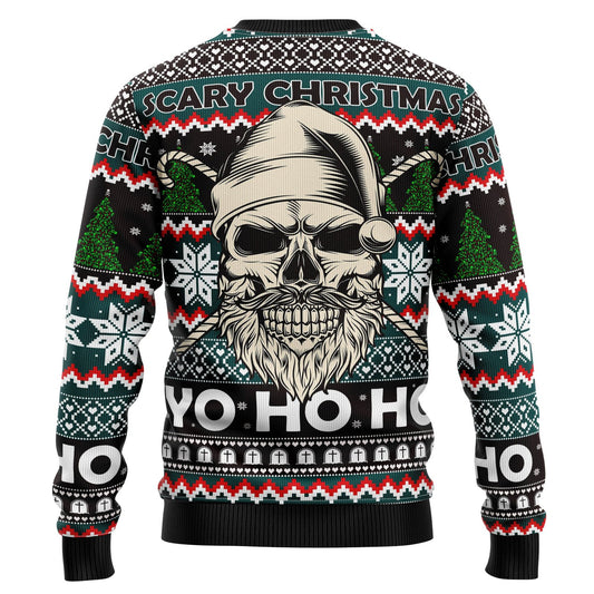 Skull Scary Christmas Ugly Christmas Sweater
