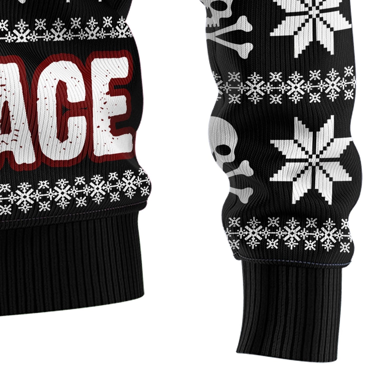 Skull Jolly Face Ugly Christmas Sweater