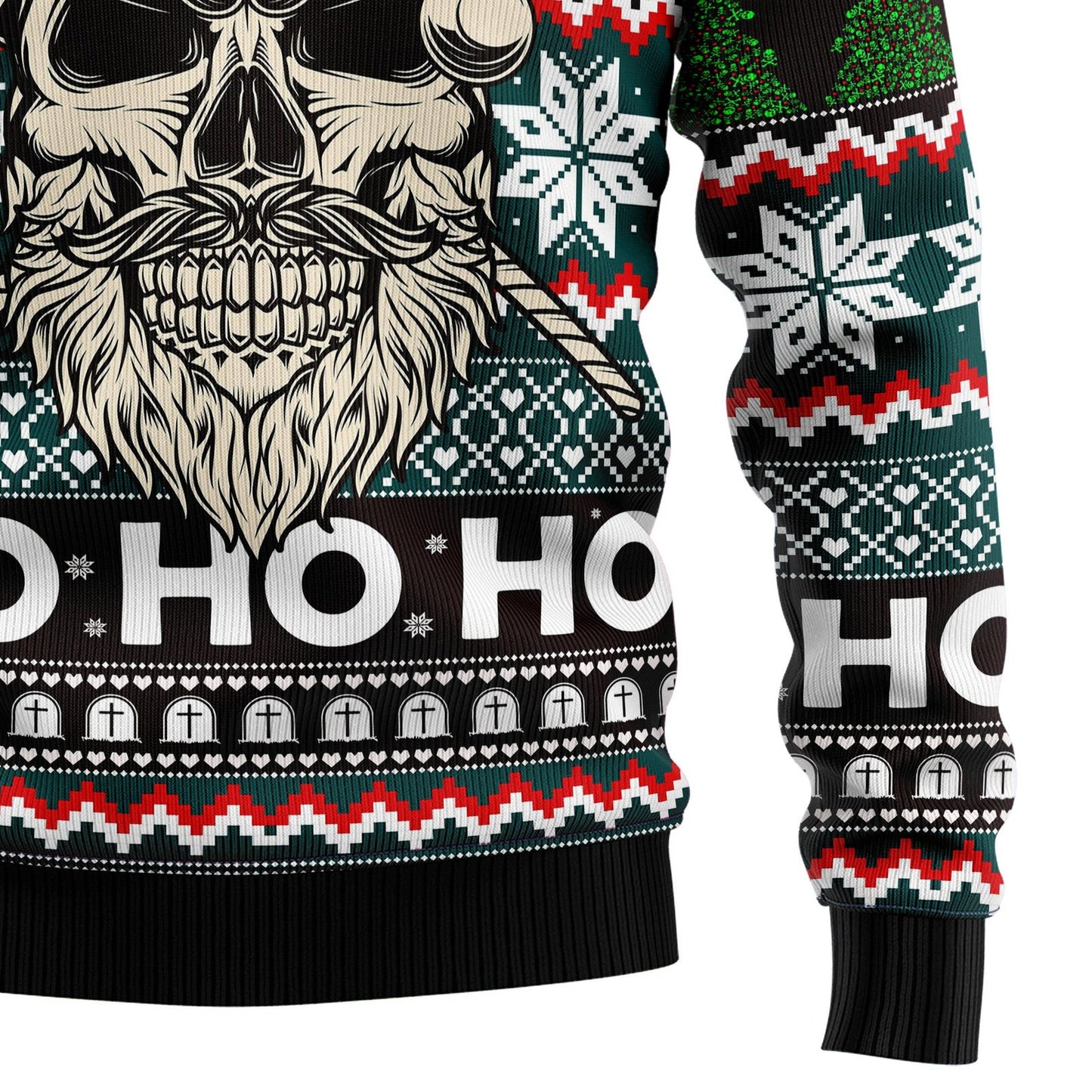 Skull Scary Christmas Ugly Christmas Sweater