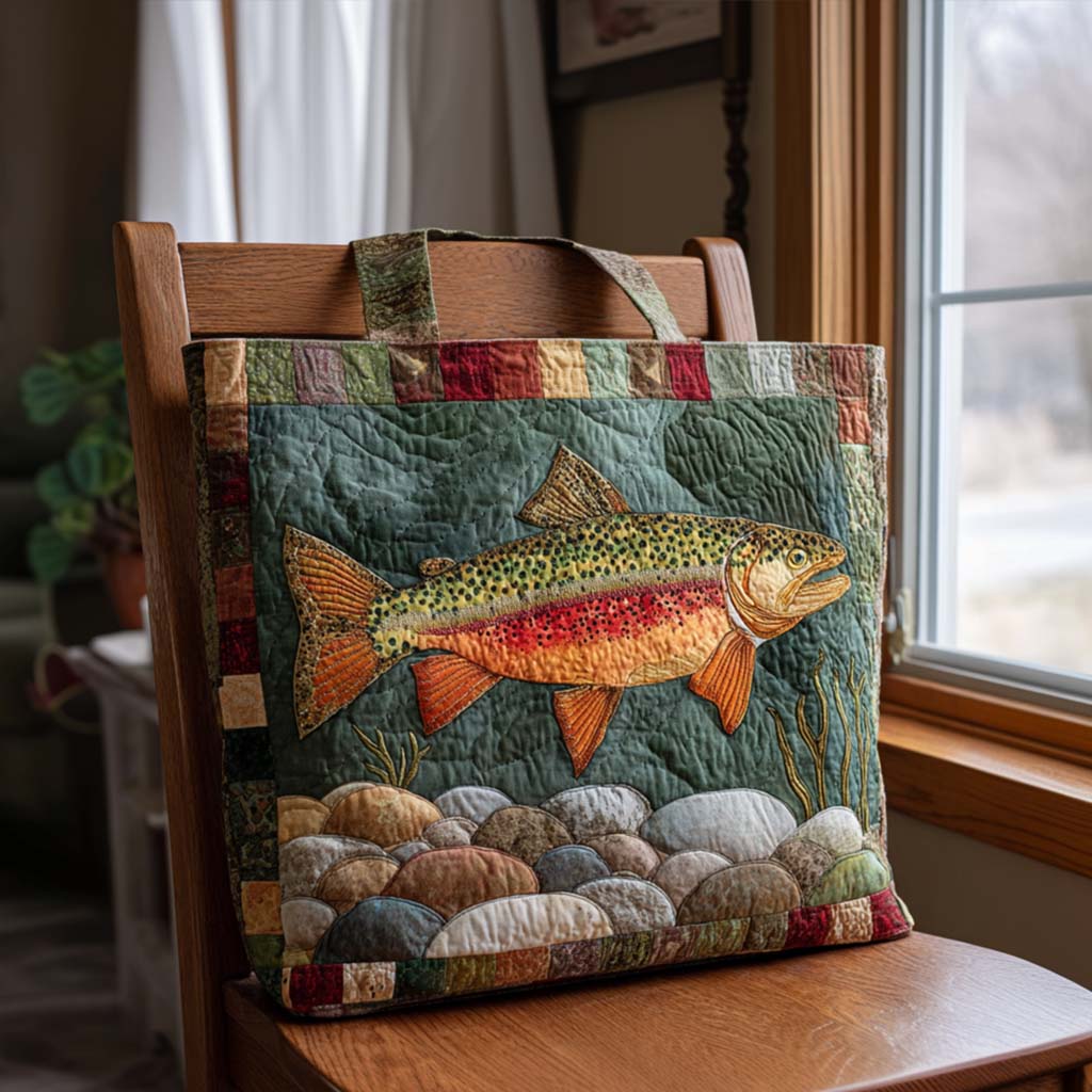 River Keeper Quilted Tote Bag