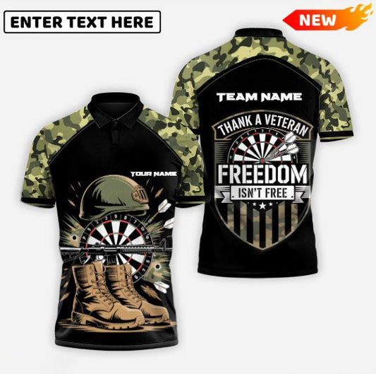 Veteran Honor Darts 3D Shirt