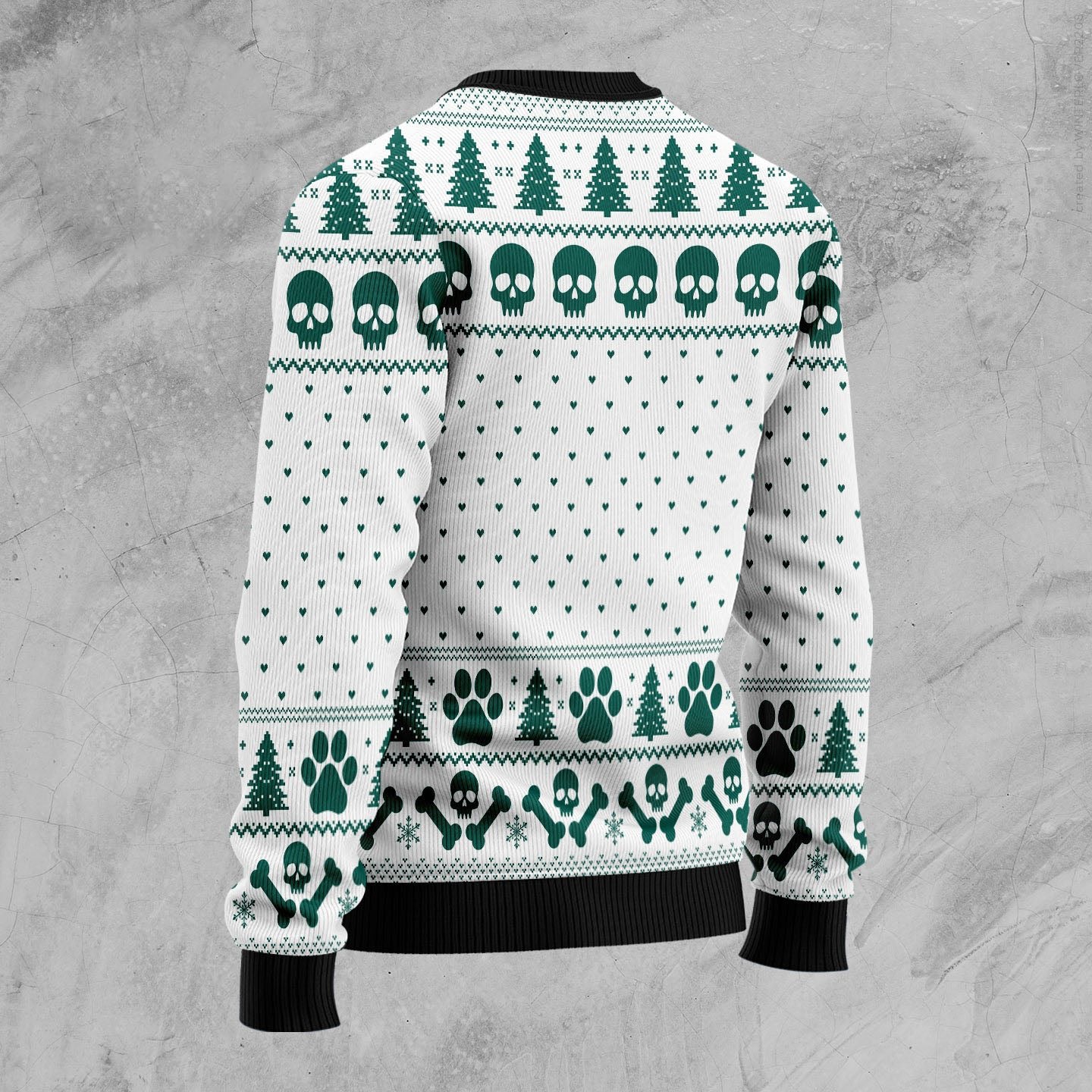 Sugar Skull Beagles Ugly Christmas Sweater
