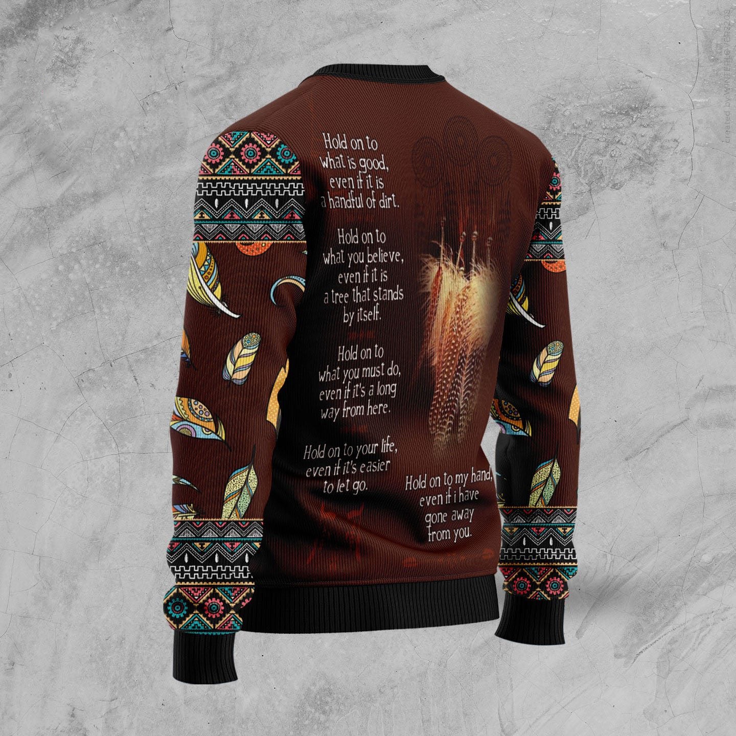 Native Skull Ugly Christmas Sweater