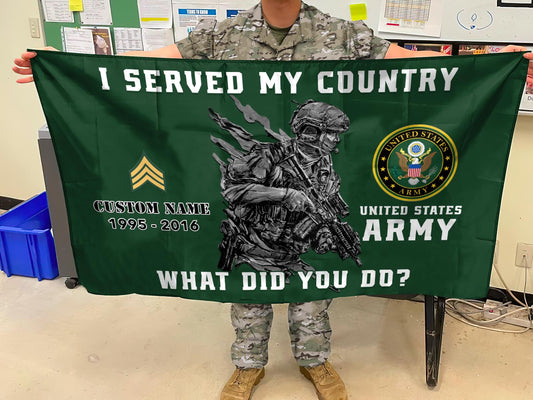 U.S ARMY - FLYING FLAG