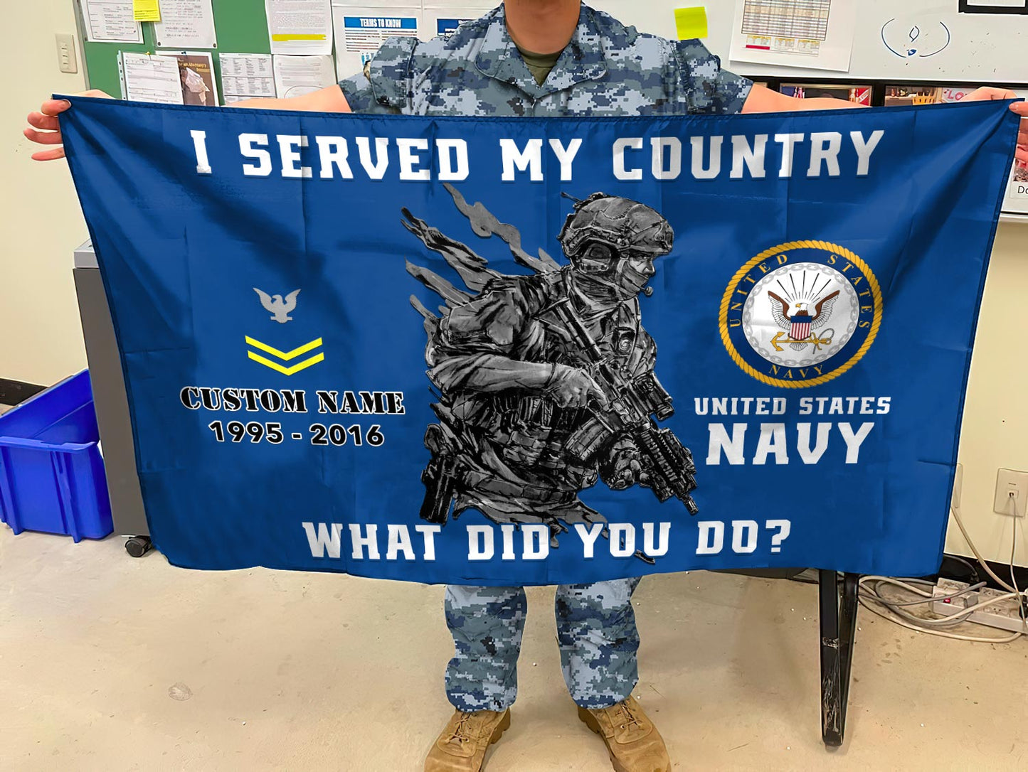 US NAVY - FLYING FLAG