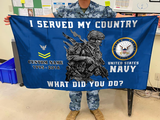 US NAVY - FLYING FLAG