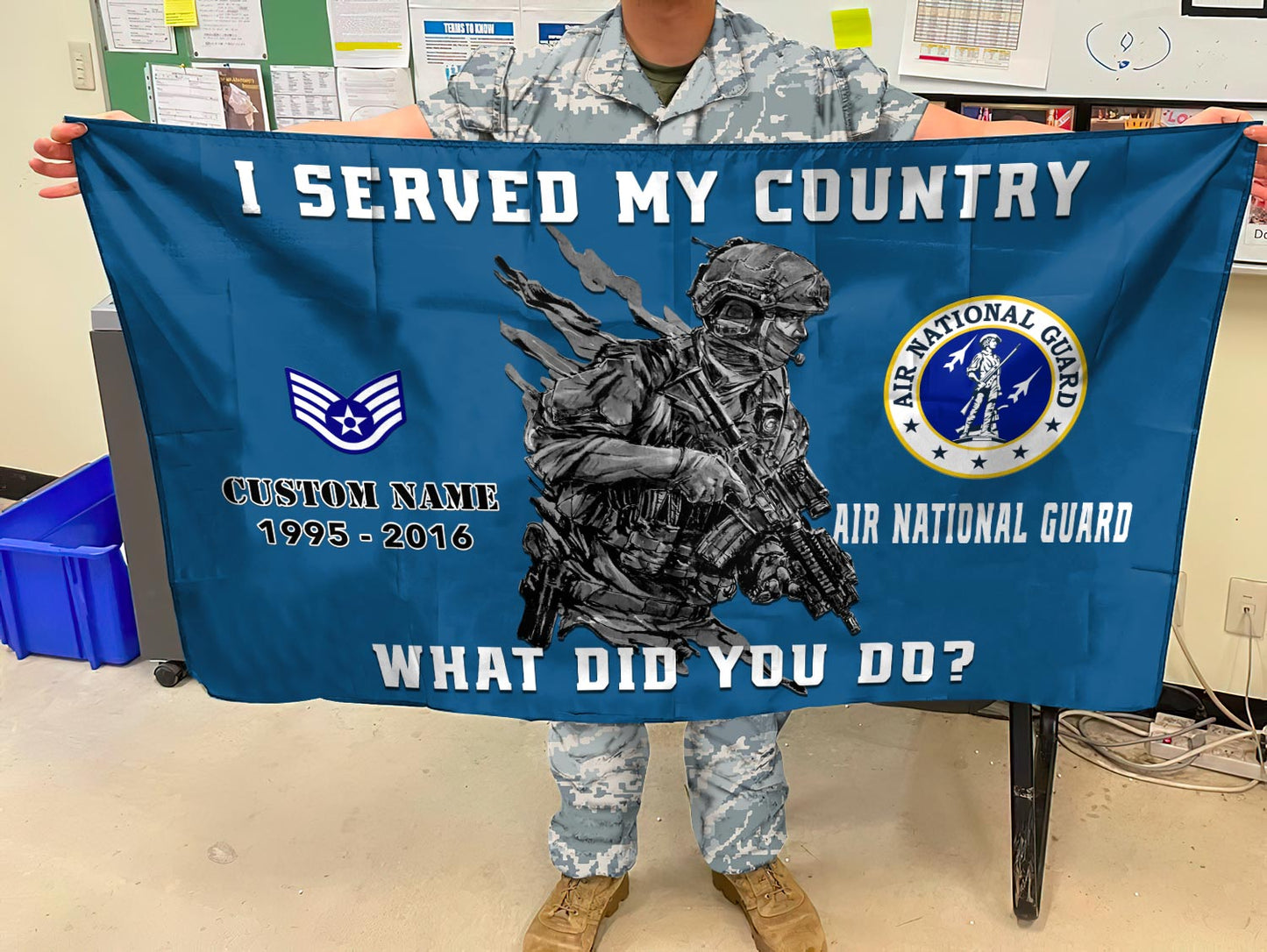 AIR NATIONAL GUARD - FLYING FLAG