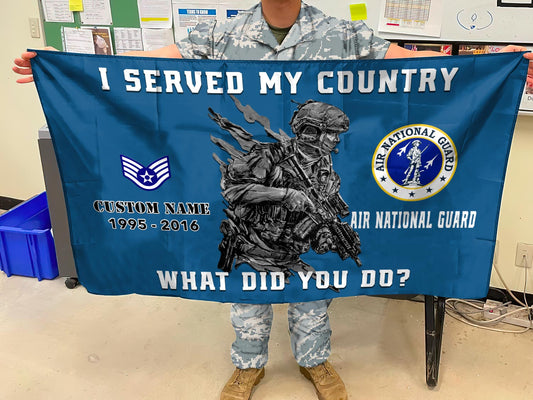 AIR NATIONAL GUARD - FLYING FLAG