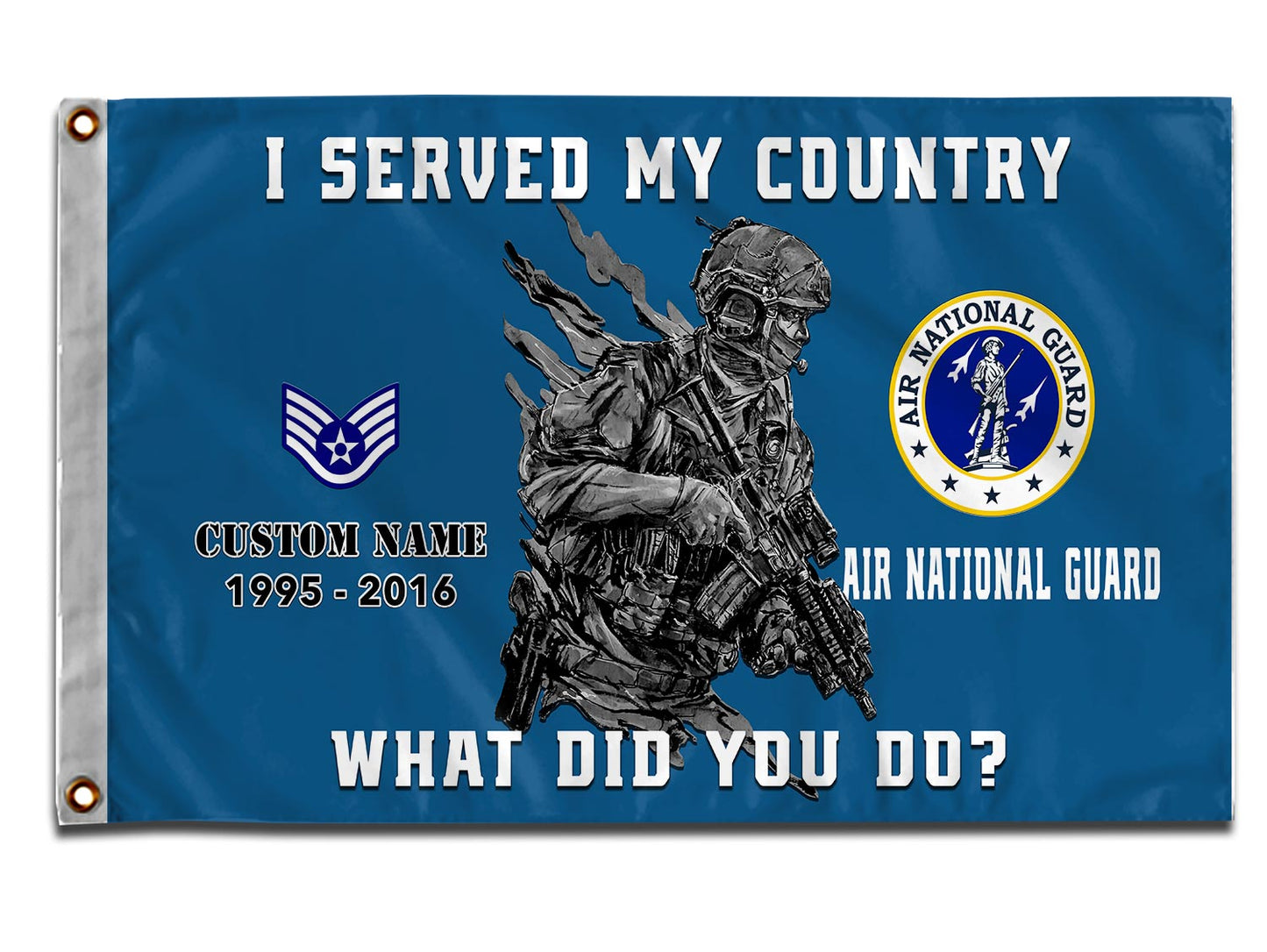 AIR NATIONAL GUARD - FLYING FLAG
