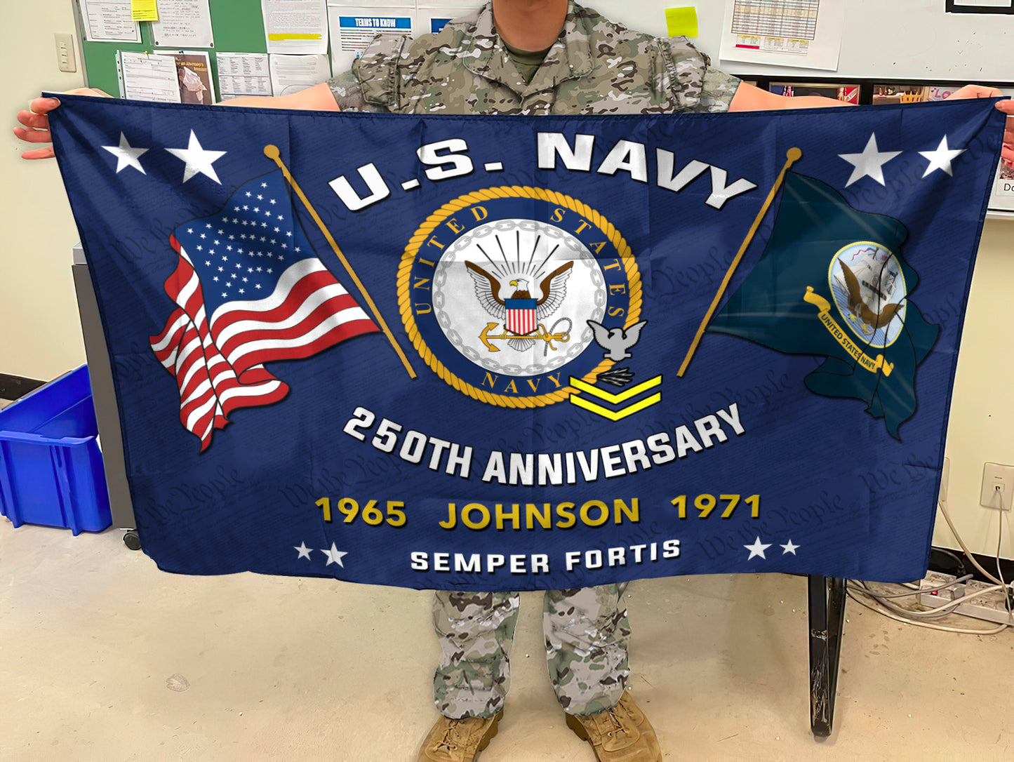 U.S. Navy - Flying Flag