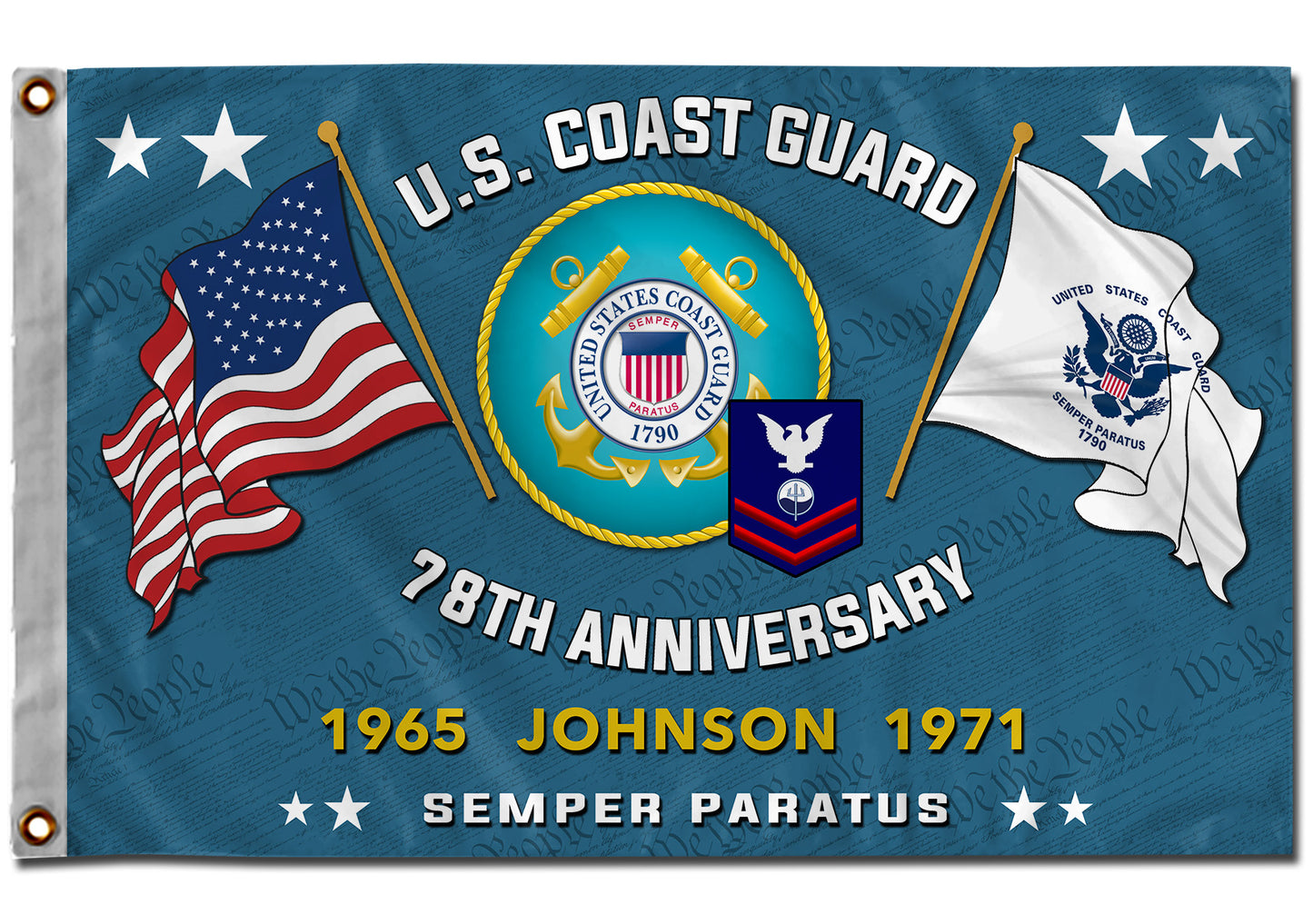 U.S. Coast Guard - Flying Flag
