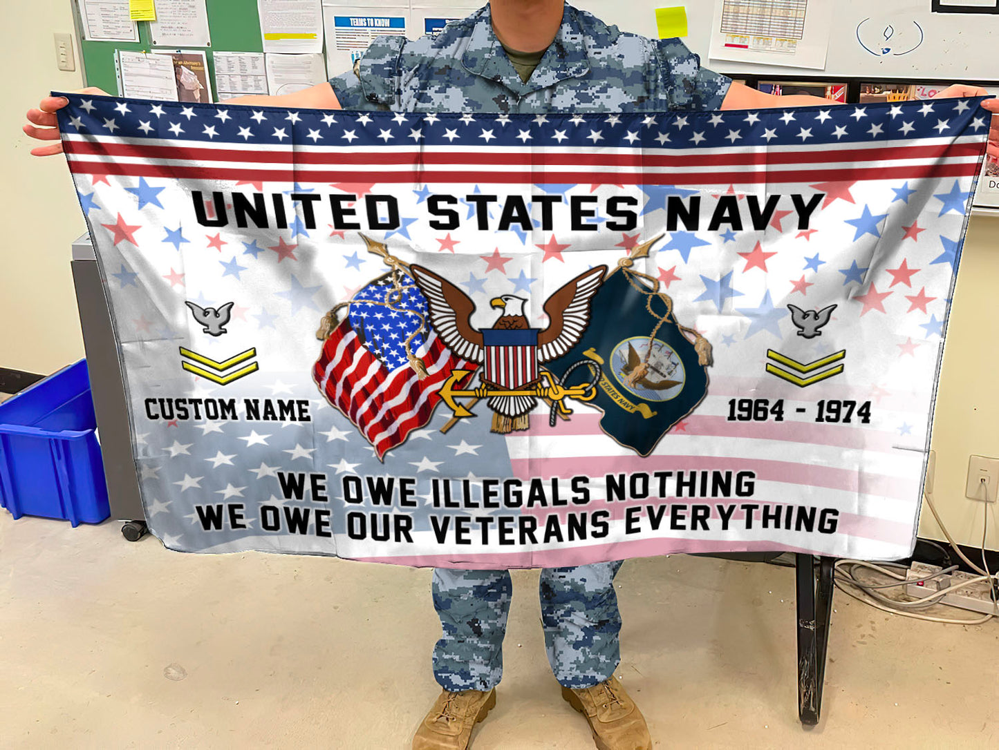 U.S. Navy - Flying Flag