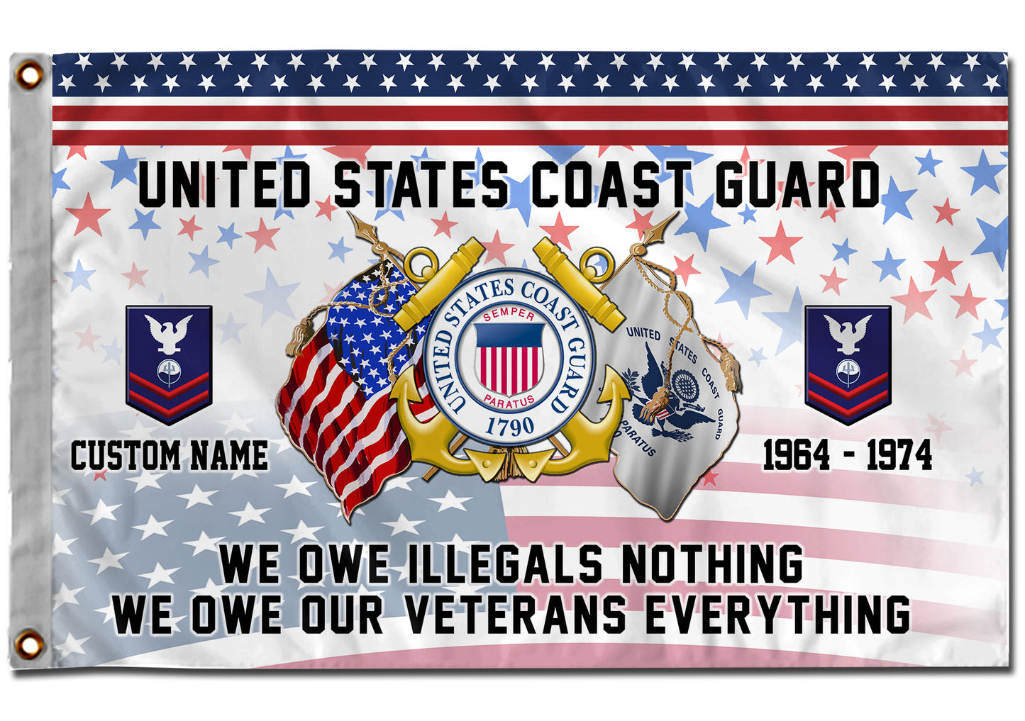 U.S. Coast Guard - Flying Flag