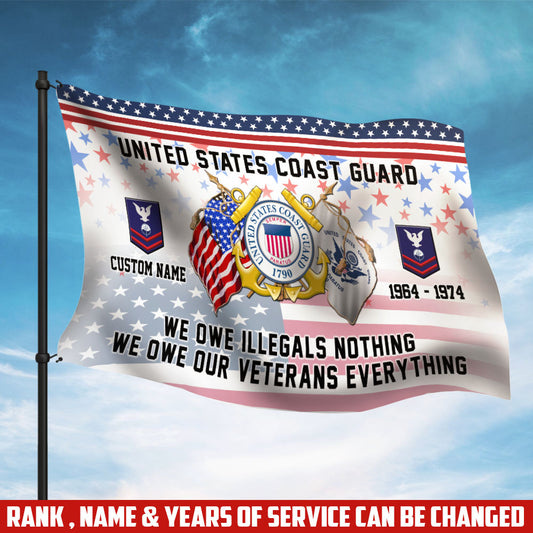 U.S. Coast Guard - Flying Flag