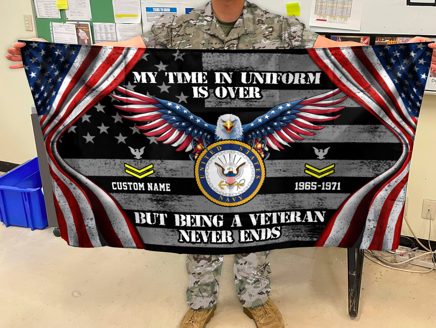 U.S. Navy - Flying Flag