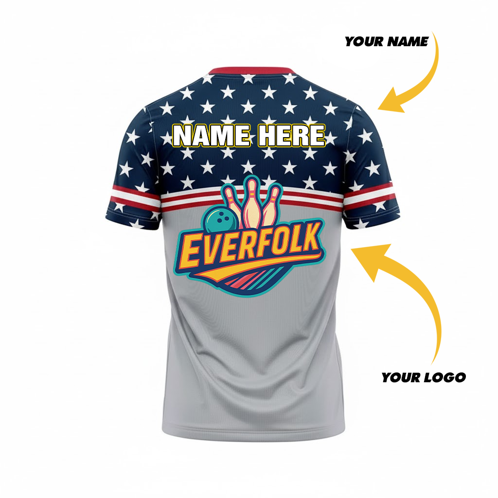 Custom Logo And Name Flag Jersey