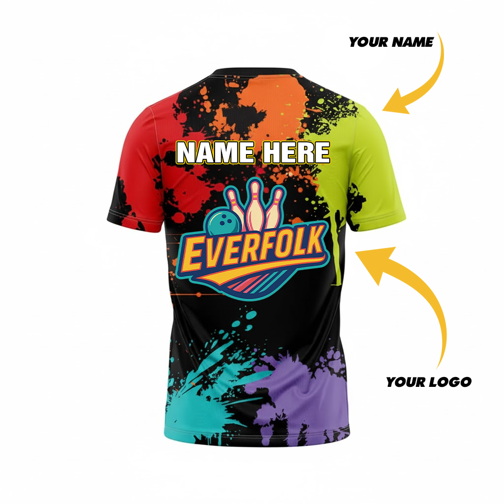 Custom Logo And Name Splatter Jersey