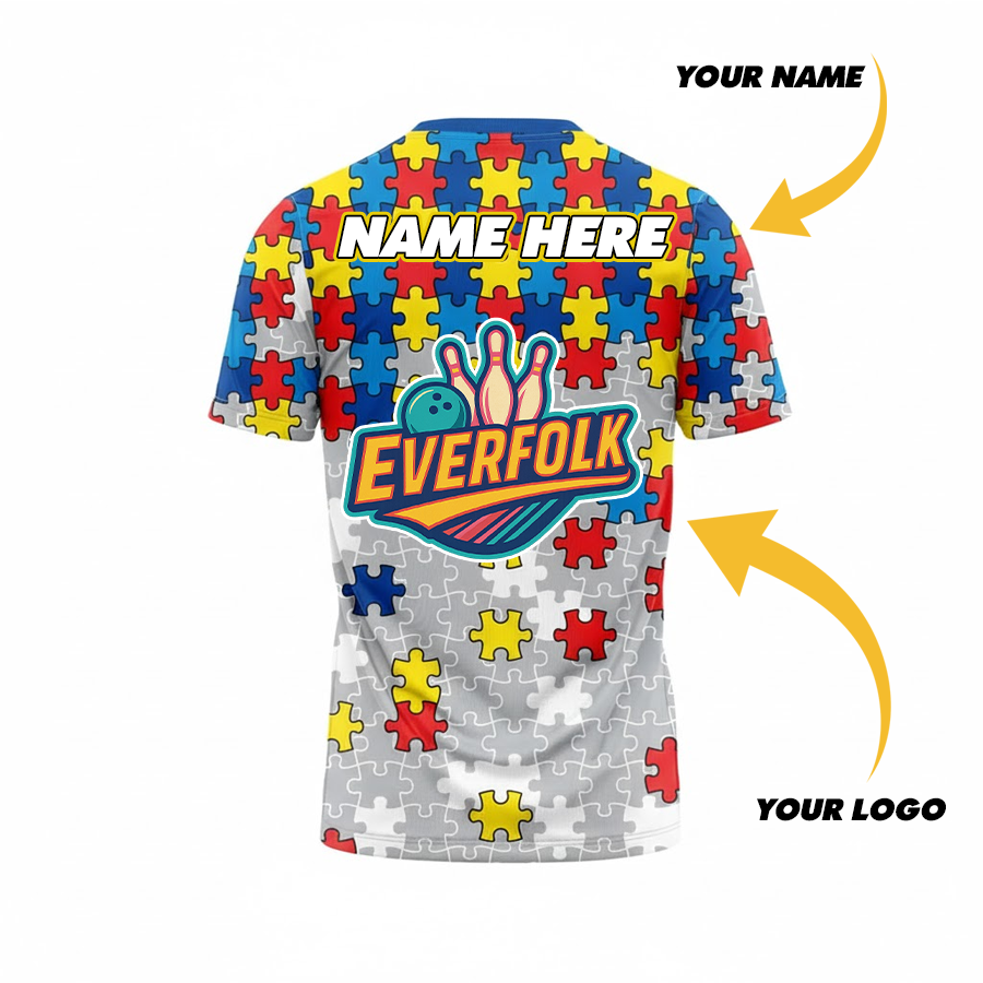 Custom Logo And Name Autism Alternate Jersey