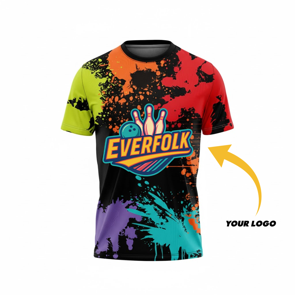Custom Logo And Name Splatter Jersey