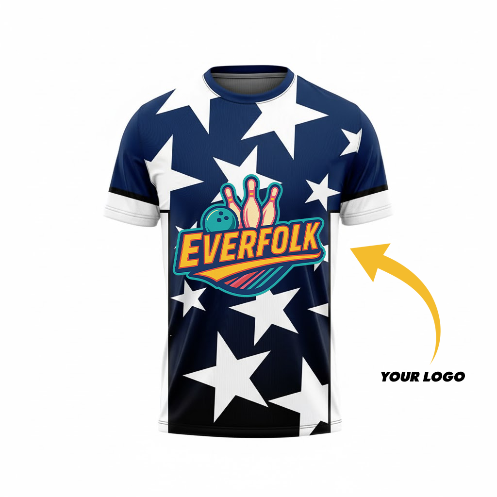 Custom Logo And Name Stars Jersey