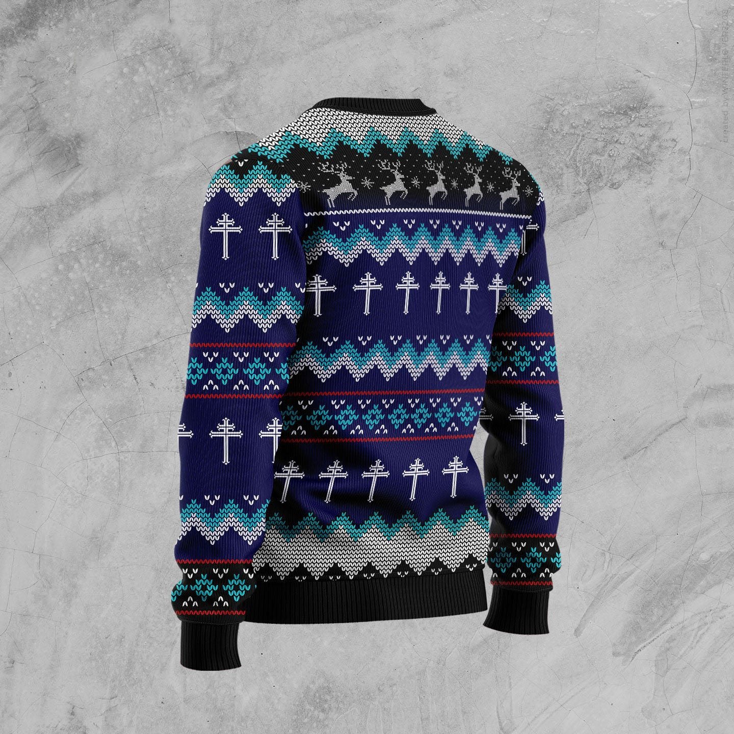 Jesus Is My Savior Ugly Christmas Sweater